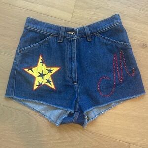 MOSCHINO COUTURE MILANO DENIM SHORTS